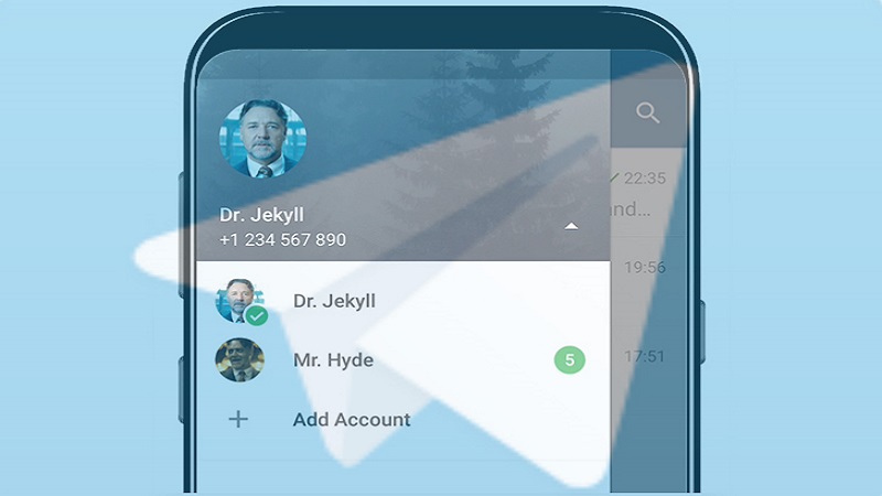 چند حساب کاربری تلگرام